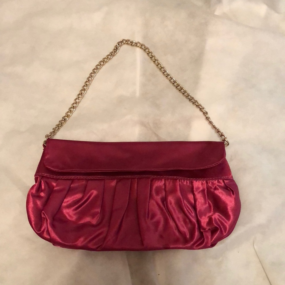Loft Pink Satin Purse